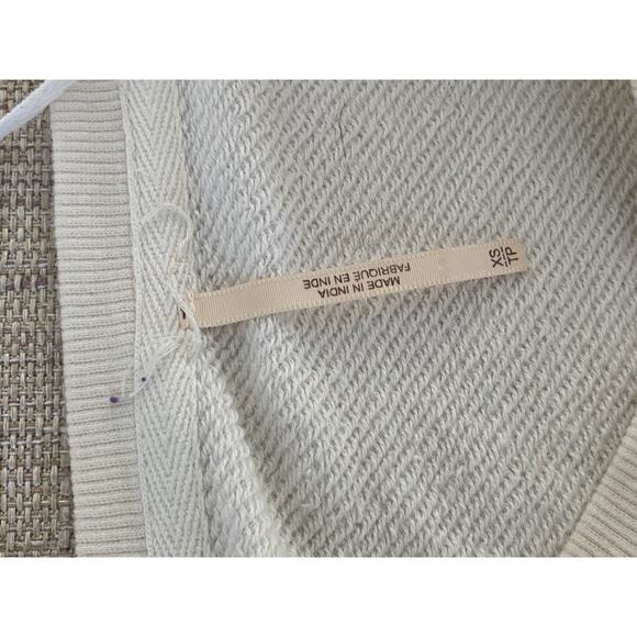 Free People Fringe Sweater White XS TP - Picture 7 of 10